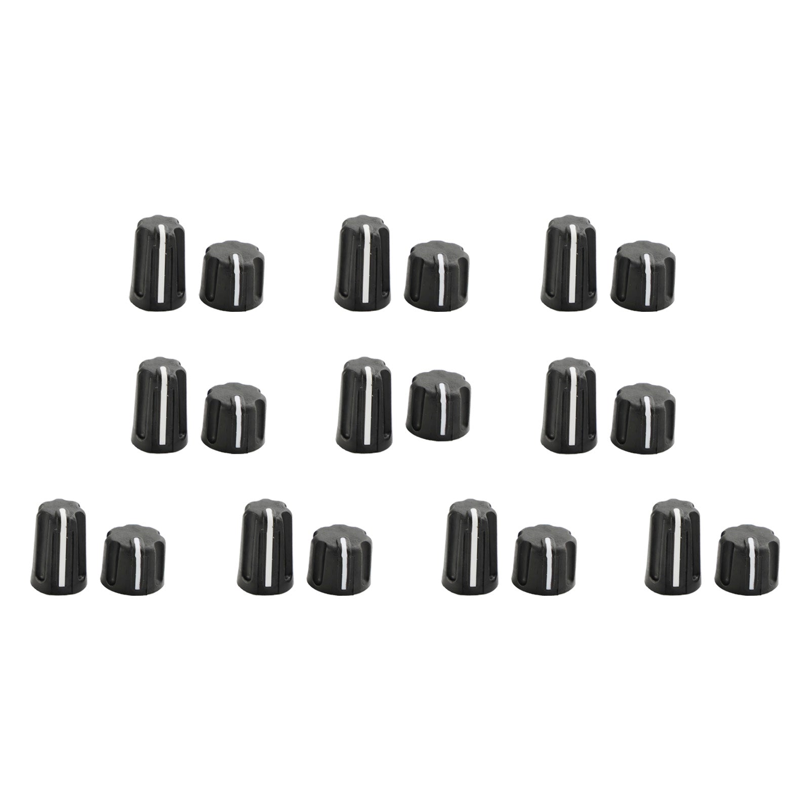 10Set Volume Control + Channel Selector Knob Cap For Motorola P6600 P6620 Radio