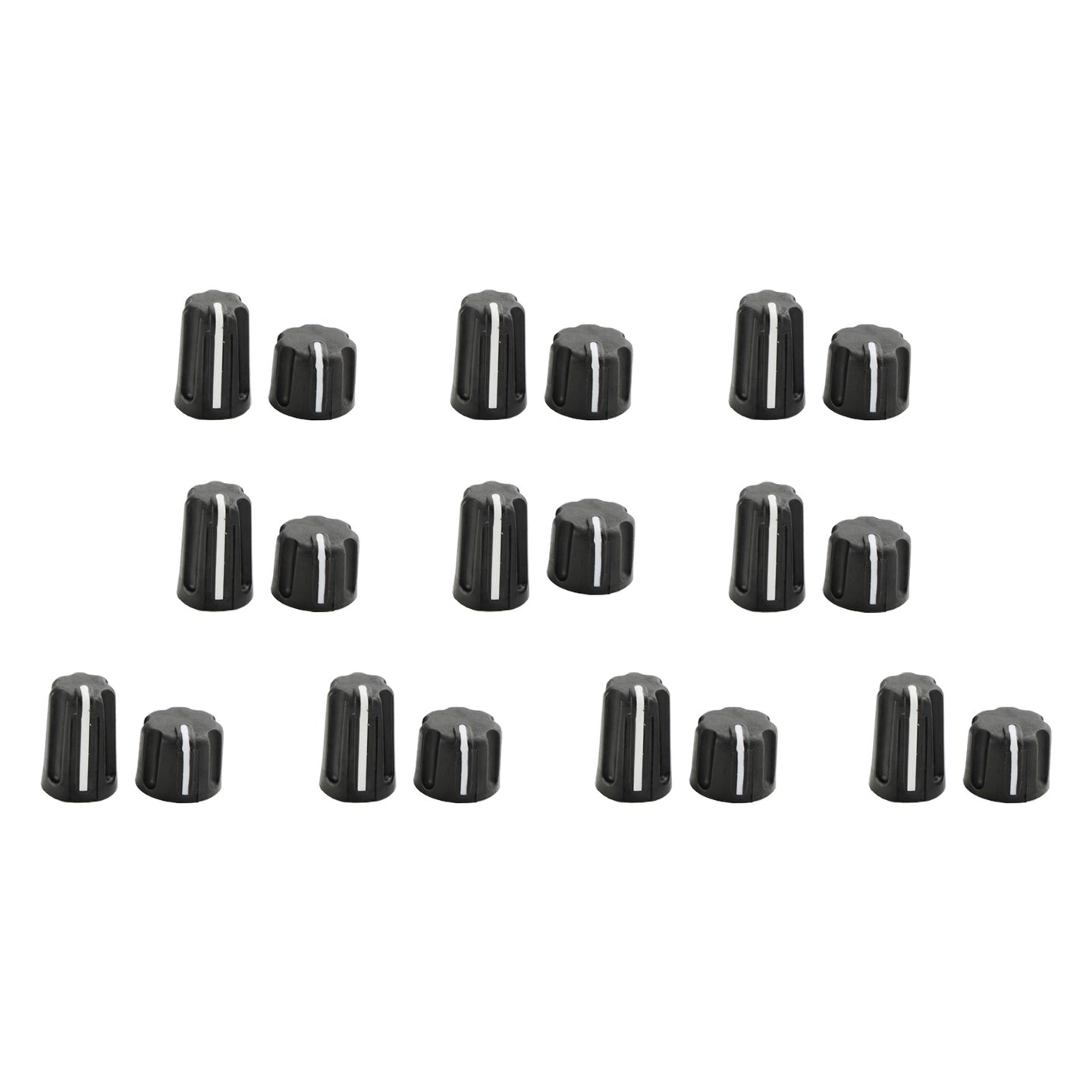 10Set Volume Control + Channel Selector Knob Cap For Motorola P6600 P6620 Radio