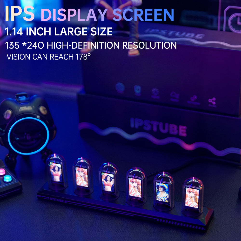 Nixie Tube Clock with WiFi SYNC 12/24H Display Required A Retro Gift for Friends