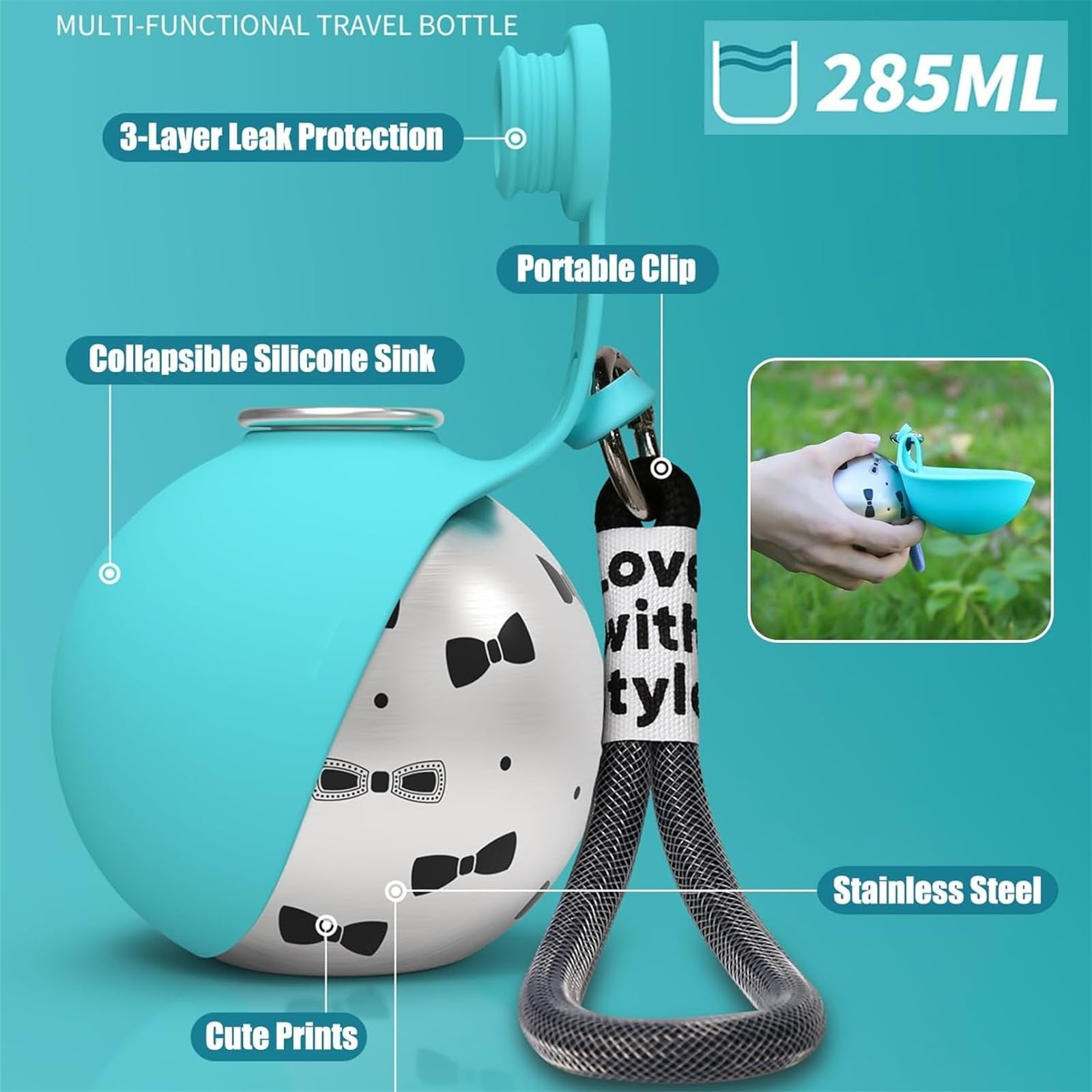 PawSip™ Portable Dog Water Bottle