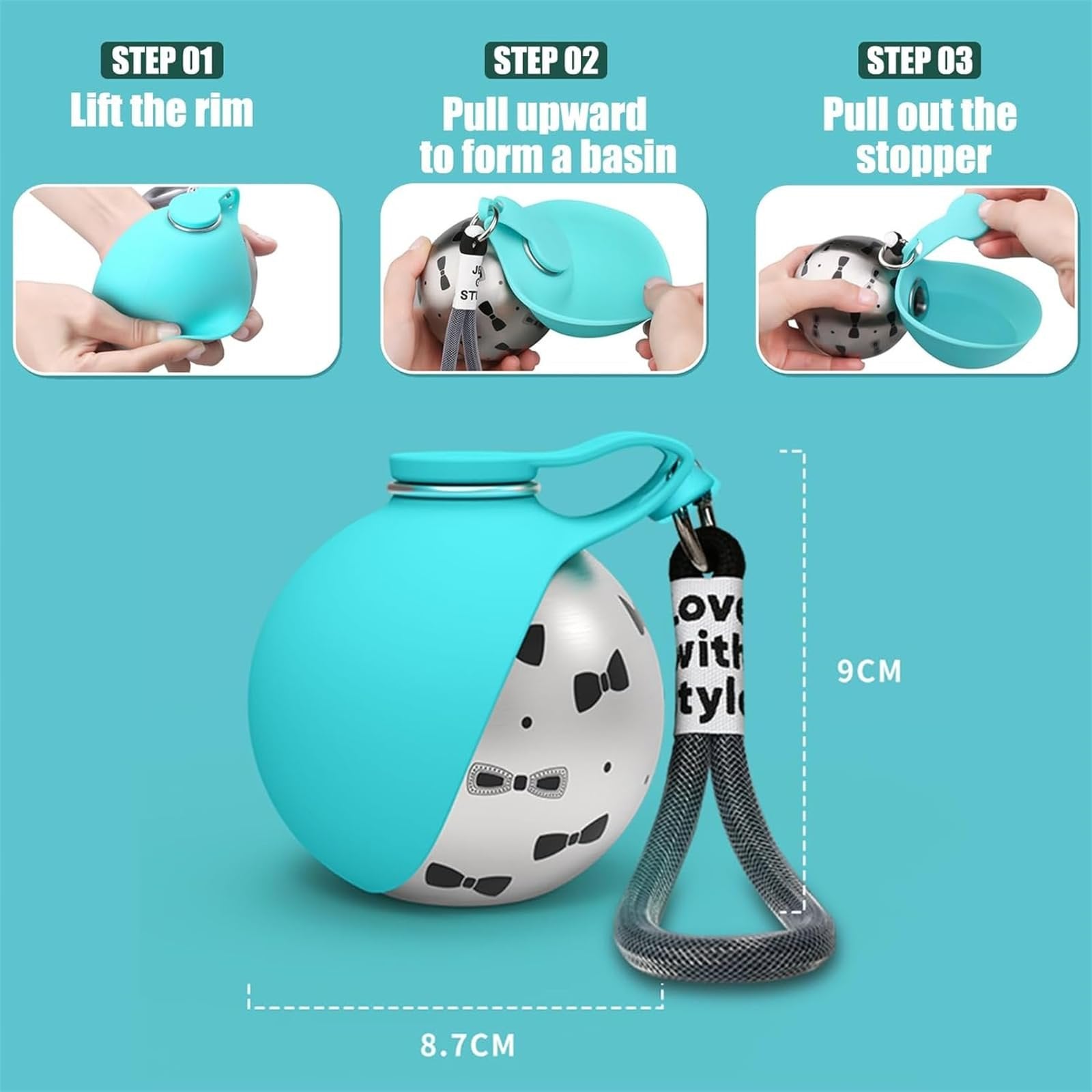 PawSip™ Portable Dog Water Bottle
