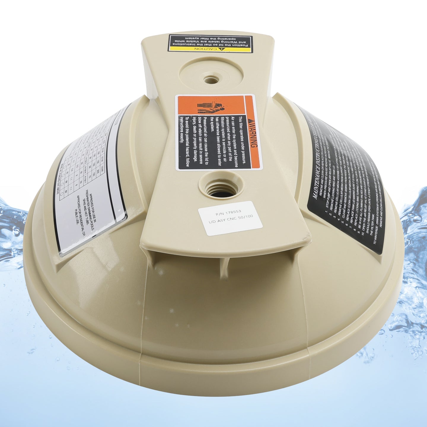 Filter Cover Lid 178553 For Pentair Clean & Clear 50 100 Predator 100