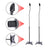 Universal Speaker Stands – Adjustable Height Surround Sound Floor Stand Pair (Set of 2)