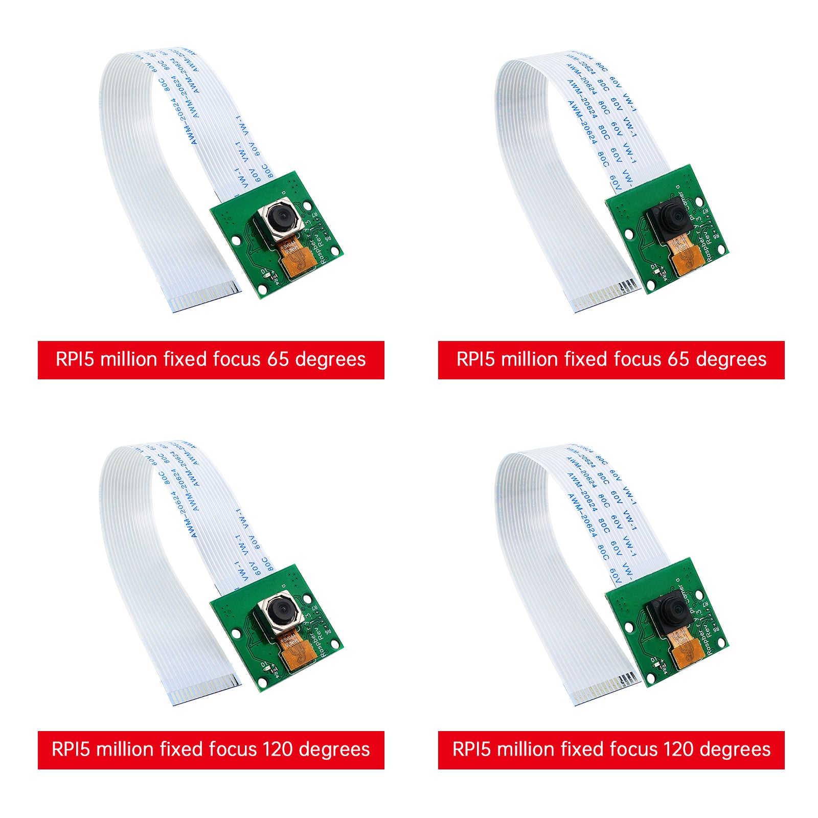 Raspberry Pi 4B 5 Million Camera OV5647 HD Camera Module Fixed Focus/Auto Focus