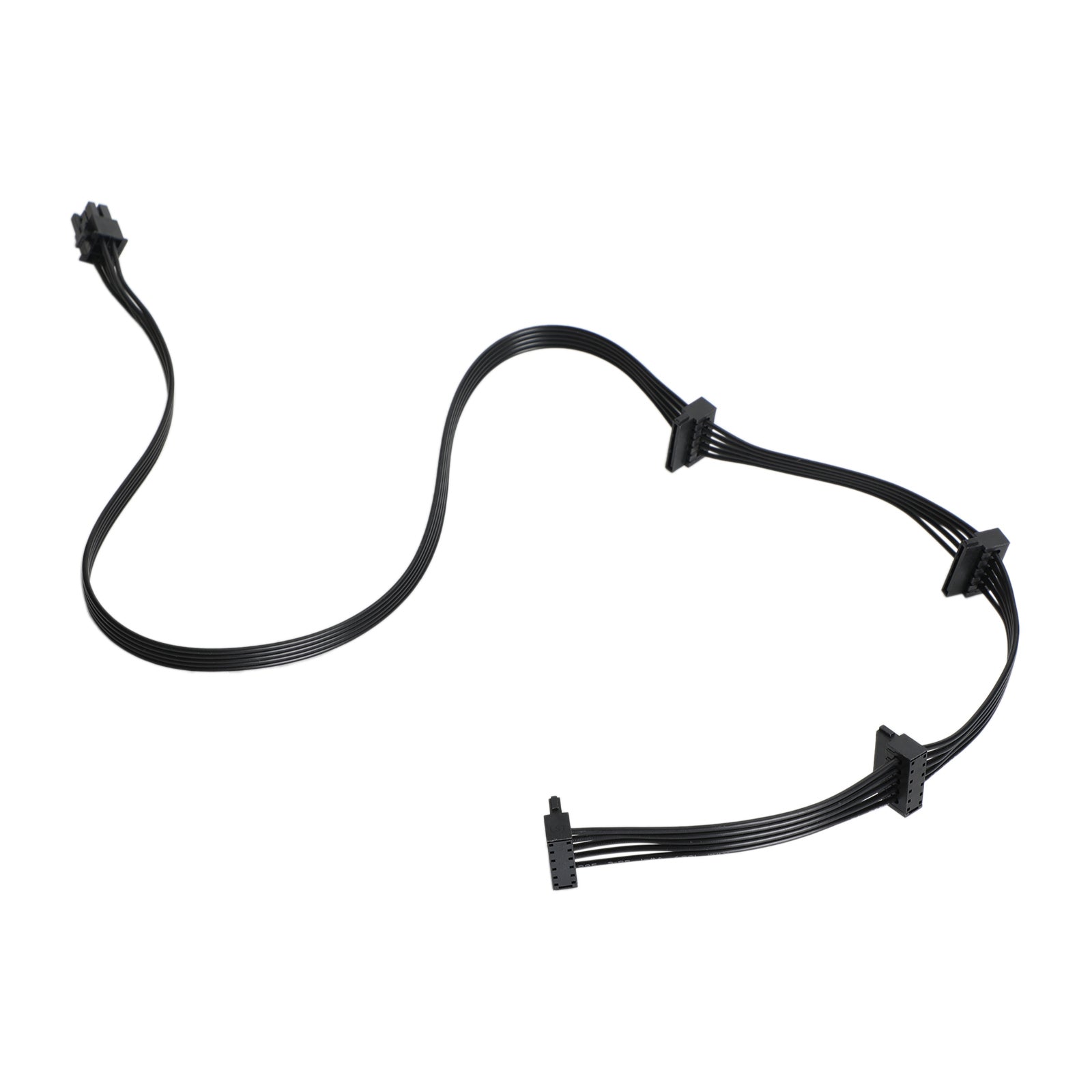 1 PC Cable PCIe GPU 6 Pin to 4 SATA Power Cable PSU fit for Corsair RM1000X
