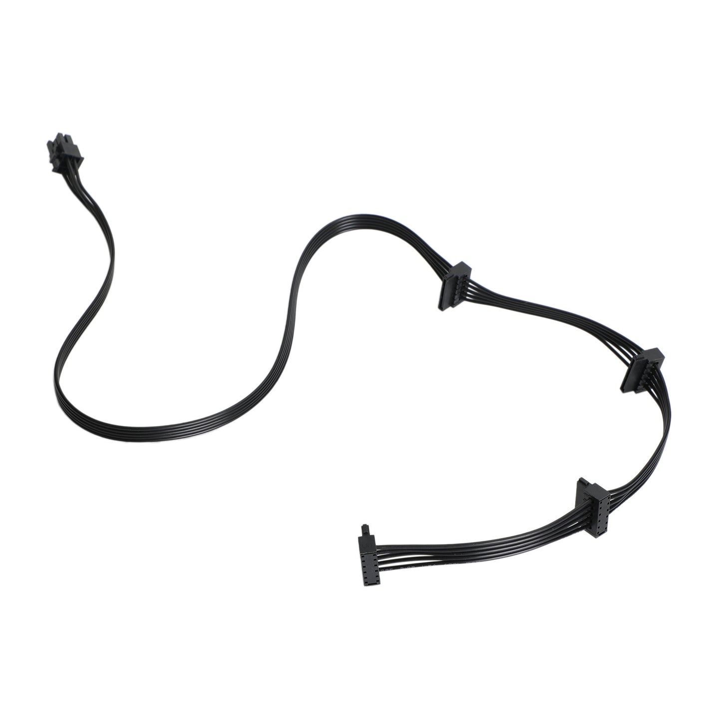 1 PC Cable PCIe GPU 6 Pin to 4 SATA Power Cable PSU fit for Corsair RM1000X