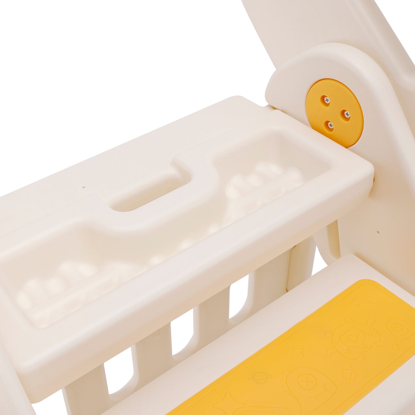 Children Foldable Footstool Hand Washing Ladder Baby Convenient Stair With Light