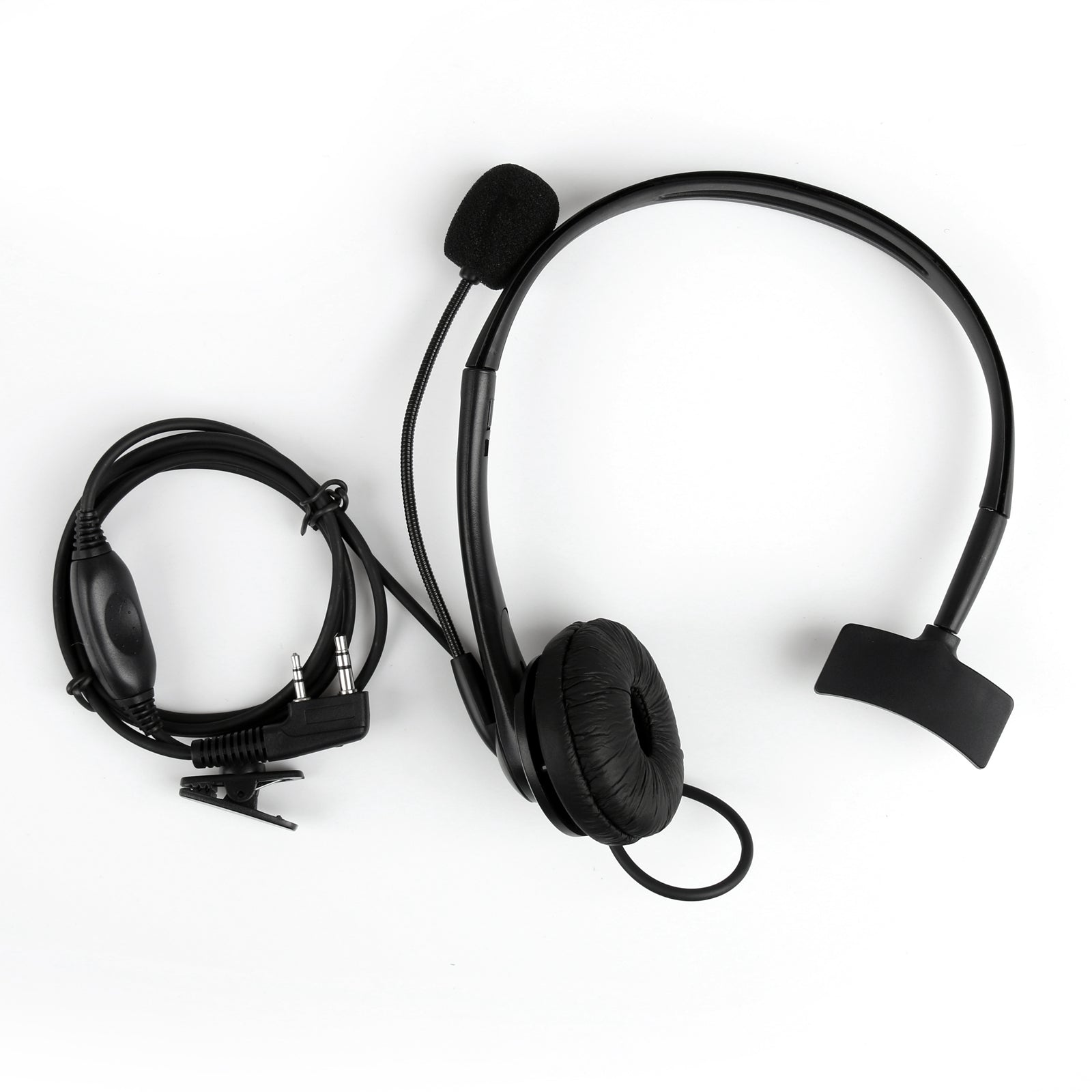 5x Overhead Headphone Headset For Kenwood Puxing Wouxun Baofeng 2-Way Radio