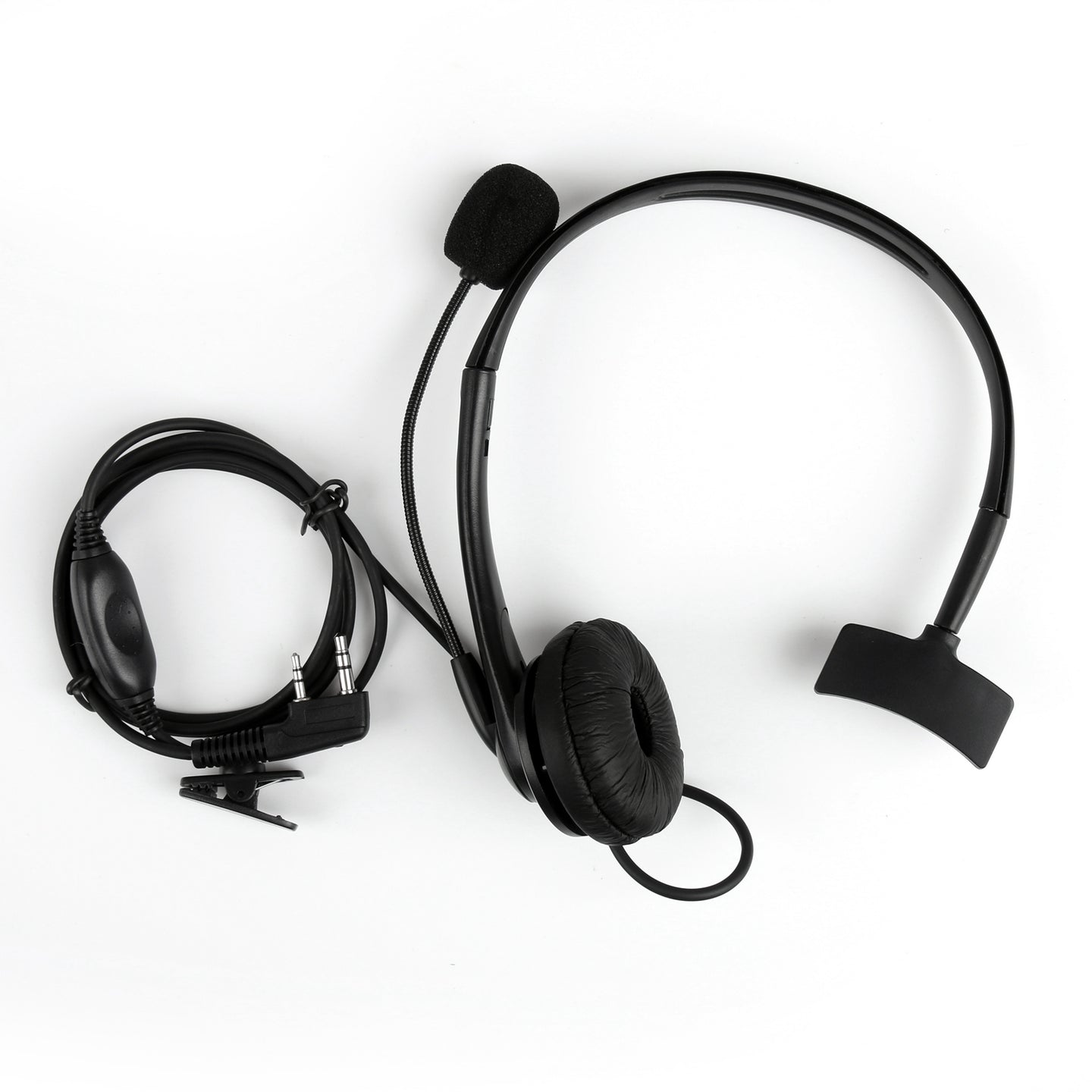 5x Overhead Headphone Headset For Kenwood Puxing Wouxun Baofeng 2-Way Radio