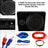 8" 600W Under-Seat Car Subwoofer with Built-in Amplifier – Slim Powered Sub Woofer Bass Speaker Box, Universal 12V Car Audio (US)