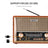 Retro-Style Decorative Radio Multifunction Music Player Bluetooth Speaker Radio