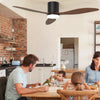 52inch 3 Blade LED Indoor Ceiling Fan with Remote Control