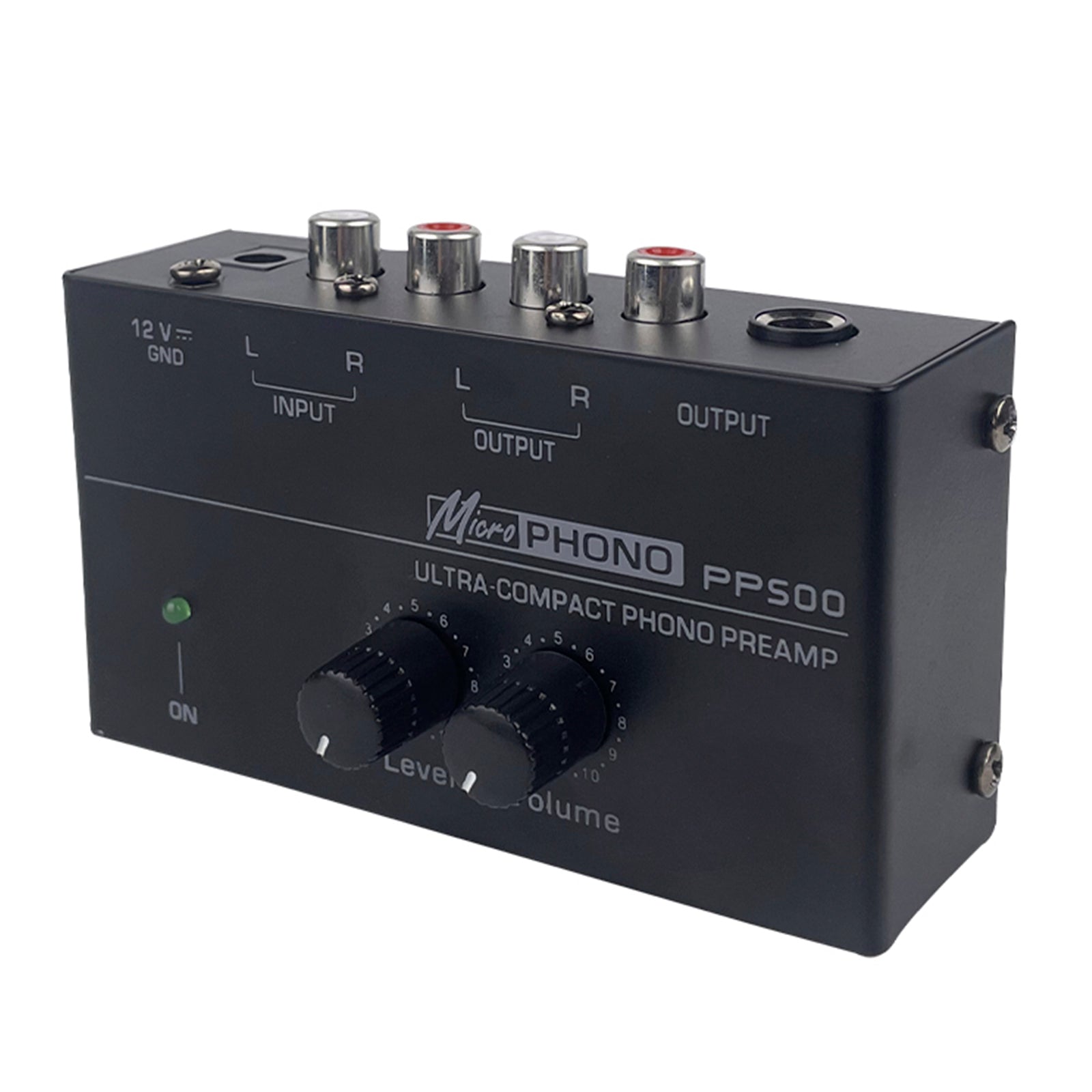 PP500 Phono Preamp Preamplifier 12V Level Volume Control for LP Vinyl Turntable