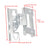 WE01X25317 Dryer Door Hinge For GE Dryers (Copy)