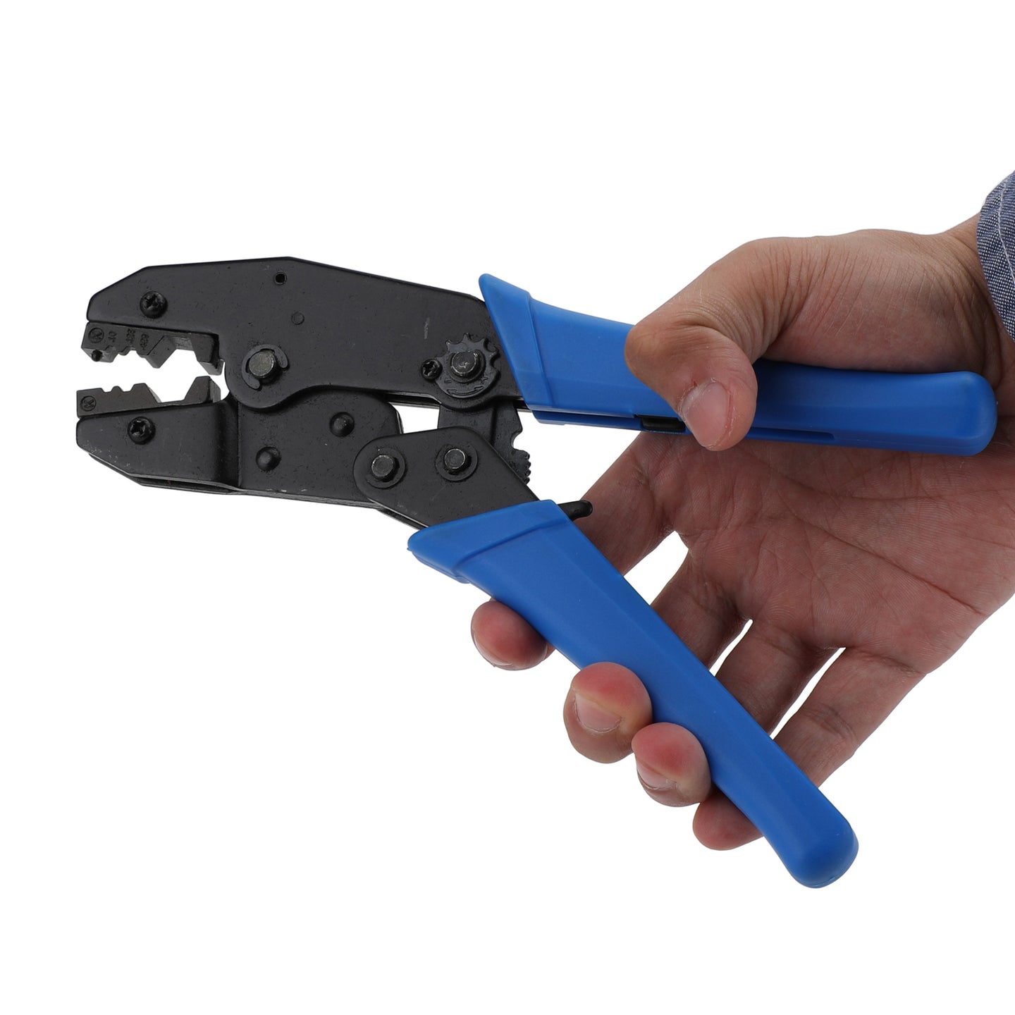 Multifunctional Compression 9" Professional Hex Crimping Tool Coaxial Cable for F-pin/Coax/BNC SMA Connectors RG Types