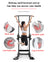 Pull-Up & Squat Bar Power Tower Dip Stands Home Gym Strength