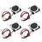 2 Pin Wire 4Pc Brushless DC Cooling Blower Fan 5V 20065VS 20x20x6mm