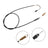 608608 Accelerator Cable for E-Z-GO, Cushman & Bad Boy with Kawasaki Engine, Fits TXT, MPT 800 & Hauler 800