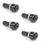 4PCS SCI R3-22 Panel Mount Chassis Fuse Holder For 6x30mm Glass Fuses 10A 250V