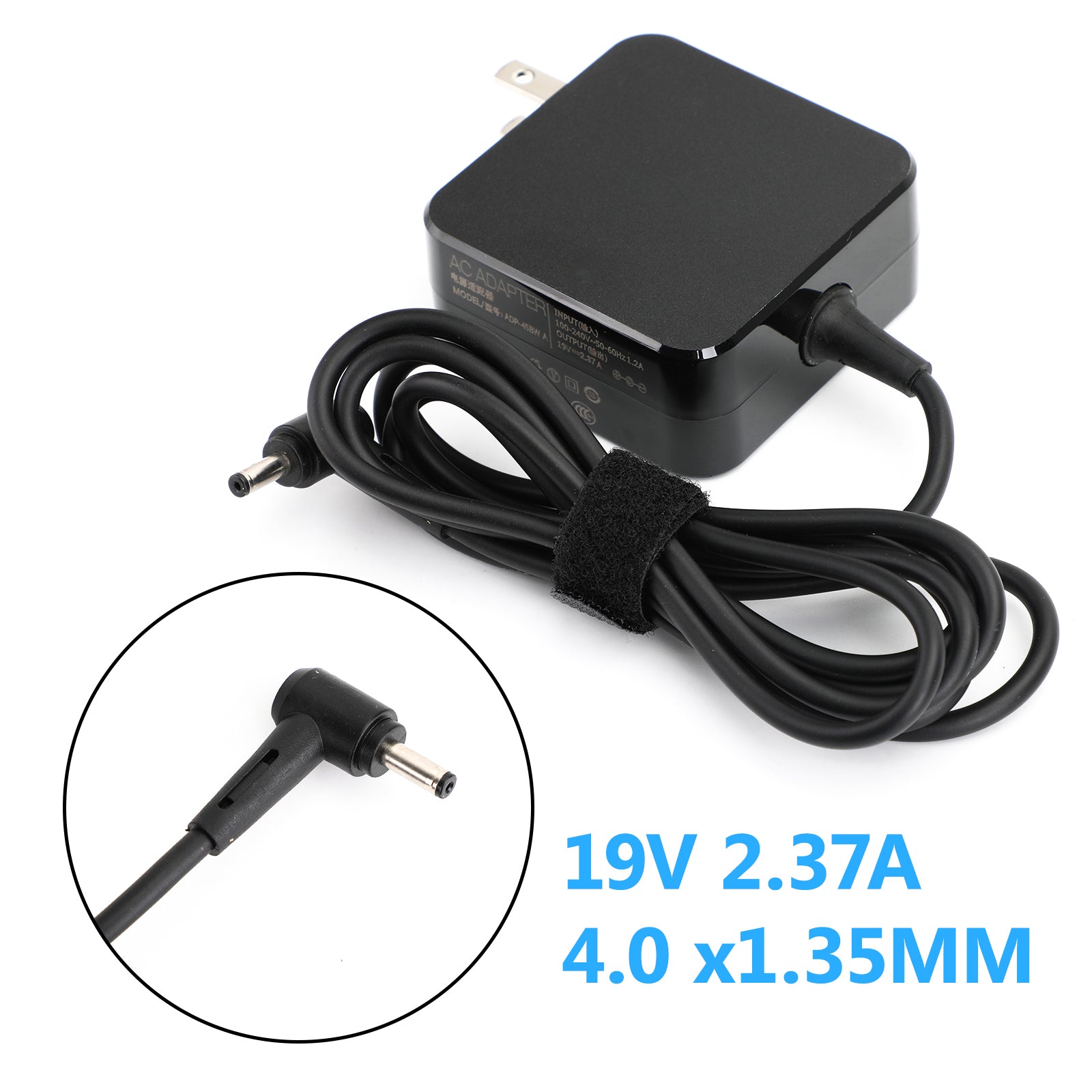 19V 2.37A ASUS Laptop Power Adapter – Compatible with Zenbook & Vivobook, ADP-45DW/A AD883J20