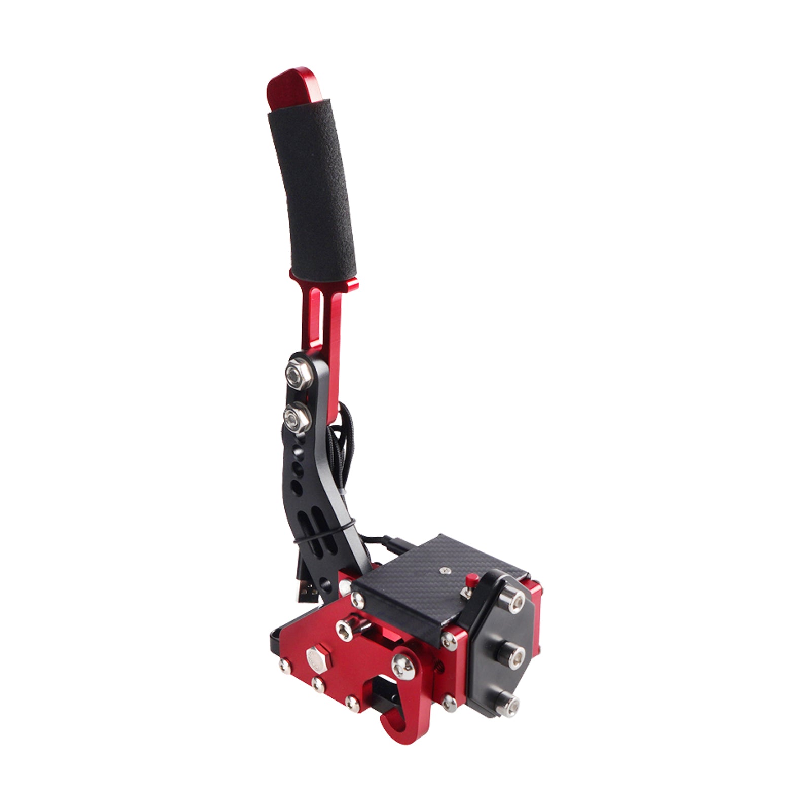 USB 3.0 14Bit Racing Handbrake for Xbox Series X/S & PC – Compatible with Logitech G920 Steering Wheel Stand (Red)
