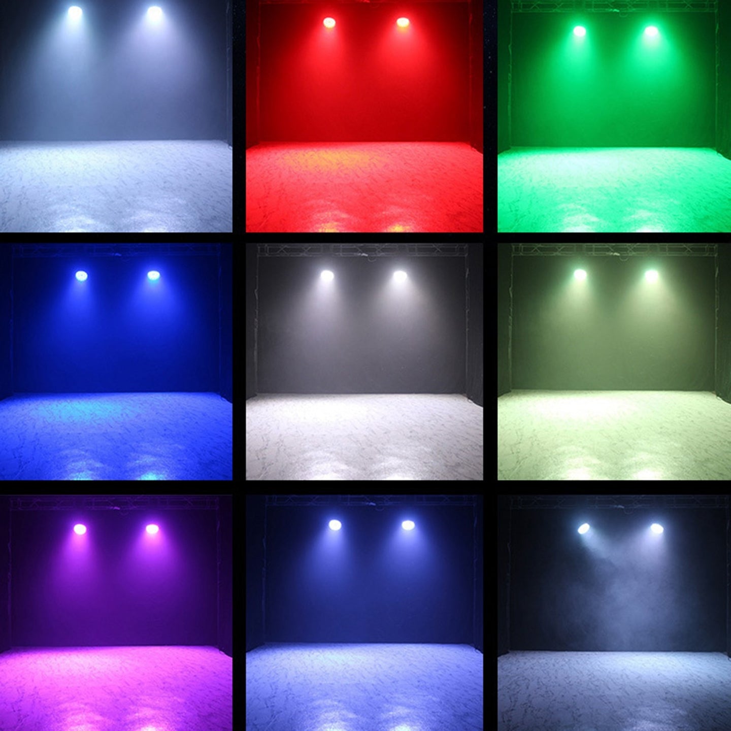 36x10W RGBW 4-in-1 LED Moving Head Wash Light with Zoom, DMX 15CH Control for Stage, DJ & Events