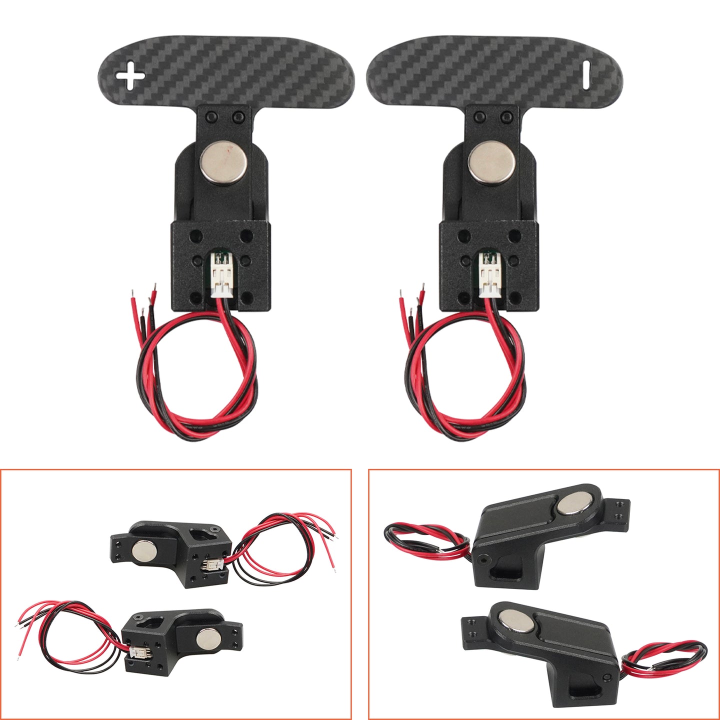 Shift Paddles Racing Game Simulation Steering Wheel with Mount For Logitech G923
