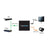 3 RCA AV+S-Video CVBS Composite R/L Audio to HDMI 1080P Converter US Plug Power