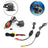 Wireless Video Transmitter and Receiver + 8LED HD Backup Camera Car Rear Front Side View 2.4GHz HD