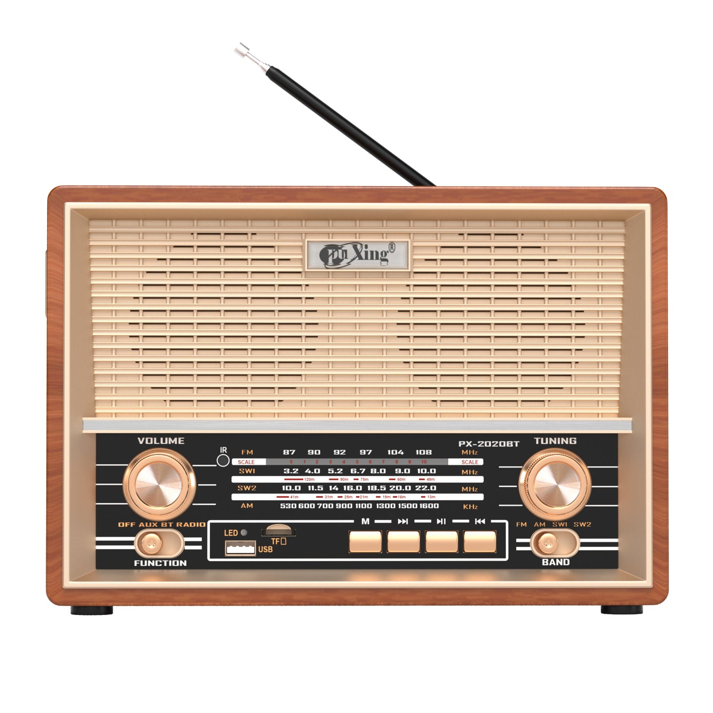 Retro-Style Decorative Radio Multifunction Music Player Bluetooth Speaker Radio