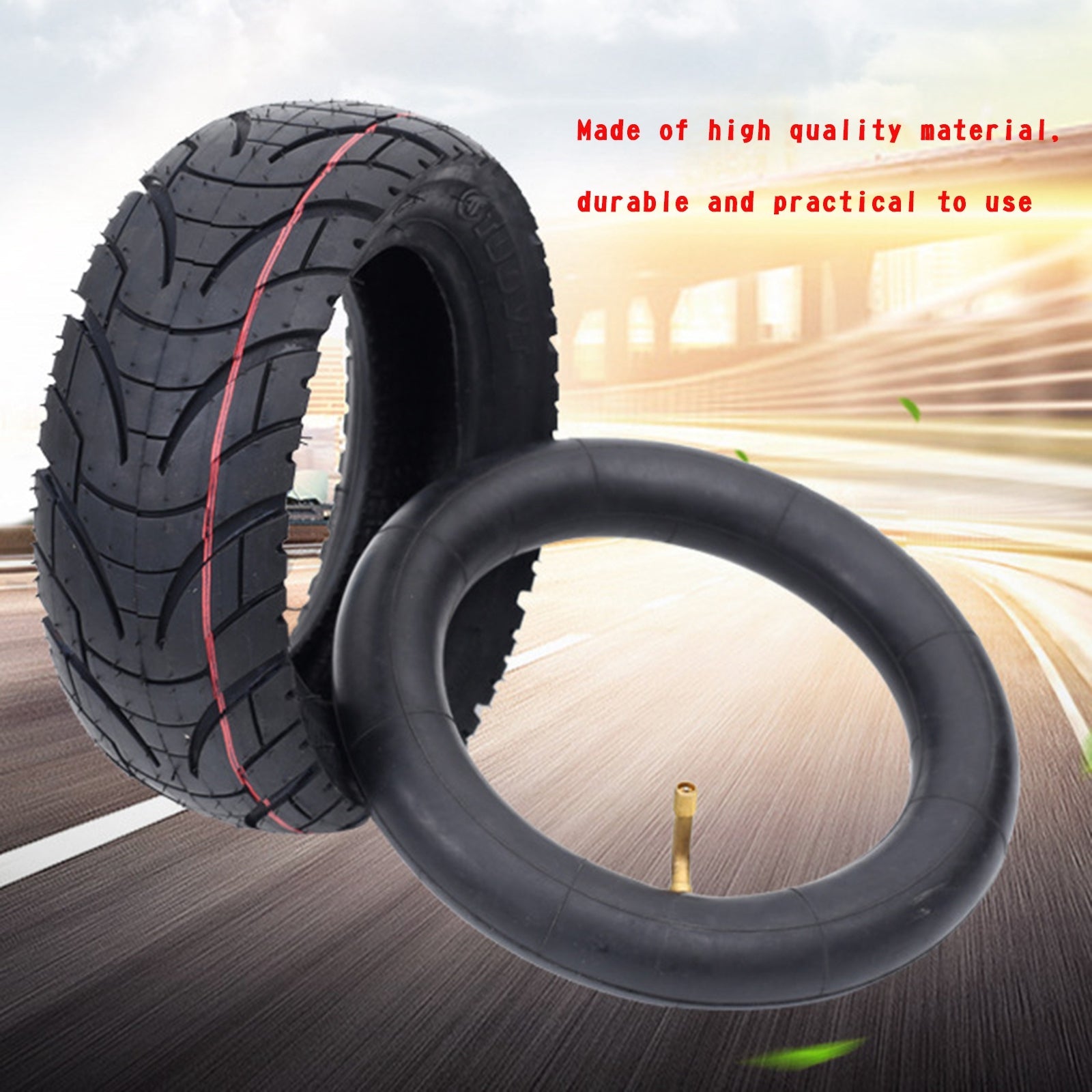 10 inch E-Scooter 10x3.0 80/65-6 Tire + Tube Zero Dualtron KuGoo M4 (Copy)