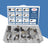 20Pcs 10 Sizes Electric Motor Carbon Brushes Replacement For Power Tool