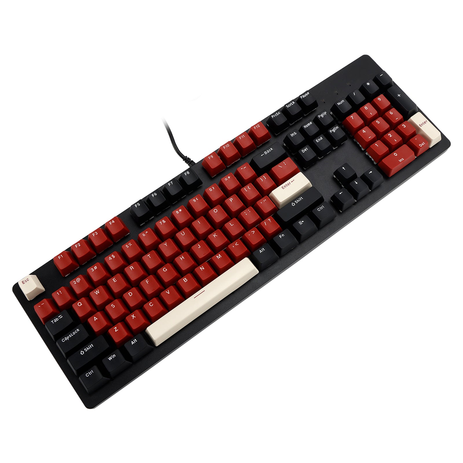 104-Key Wired Mechanical Linear Switch Gaming Keyboard Blue Switch Customizable