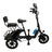 Black Foldable Electric Trike with 350W Motor & 70km Range