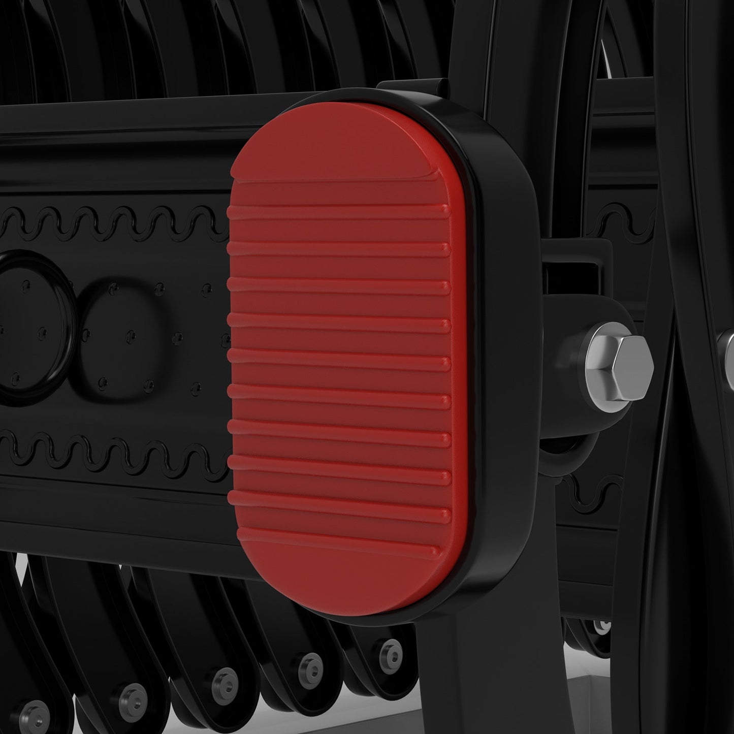 12-Step Folding Attic Ladder for 27.6" x 23.6" Wall Opening, 600 lbs Capacity Pull-Down Loft Stairs, up to 9.84ft Ceiling Height (Black)