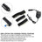 80W Car Laptop Notebook Charger Travel Adapter Universal 34 Tips Power Supply