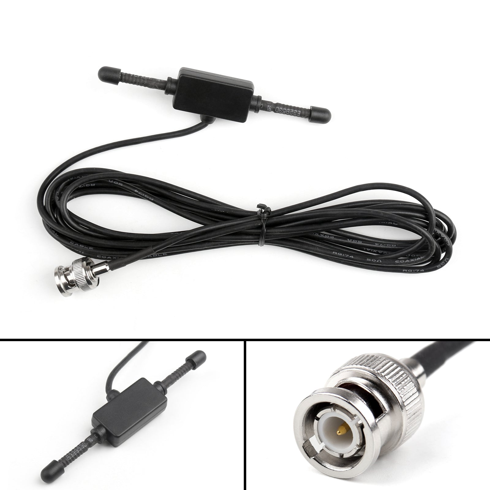 1Pcs Scanner Antenna For Uniden Radio BNC Glass Mount 4" Mobile Full Band