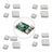 Aluminum Heatsink 16PCS Radiator Cooler Kit with Sticker Raspberry Pi 4B