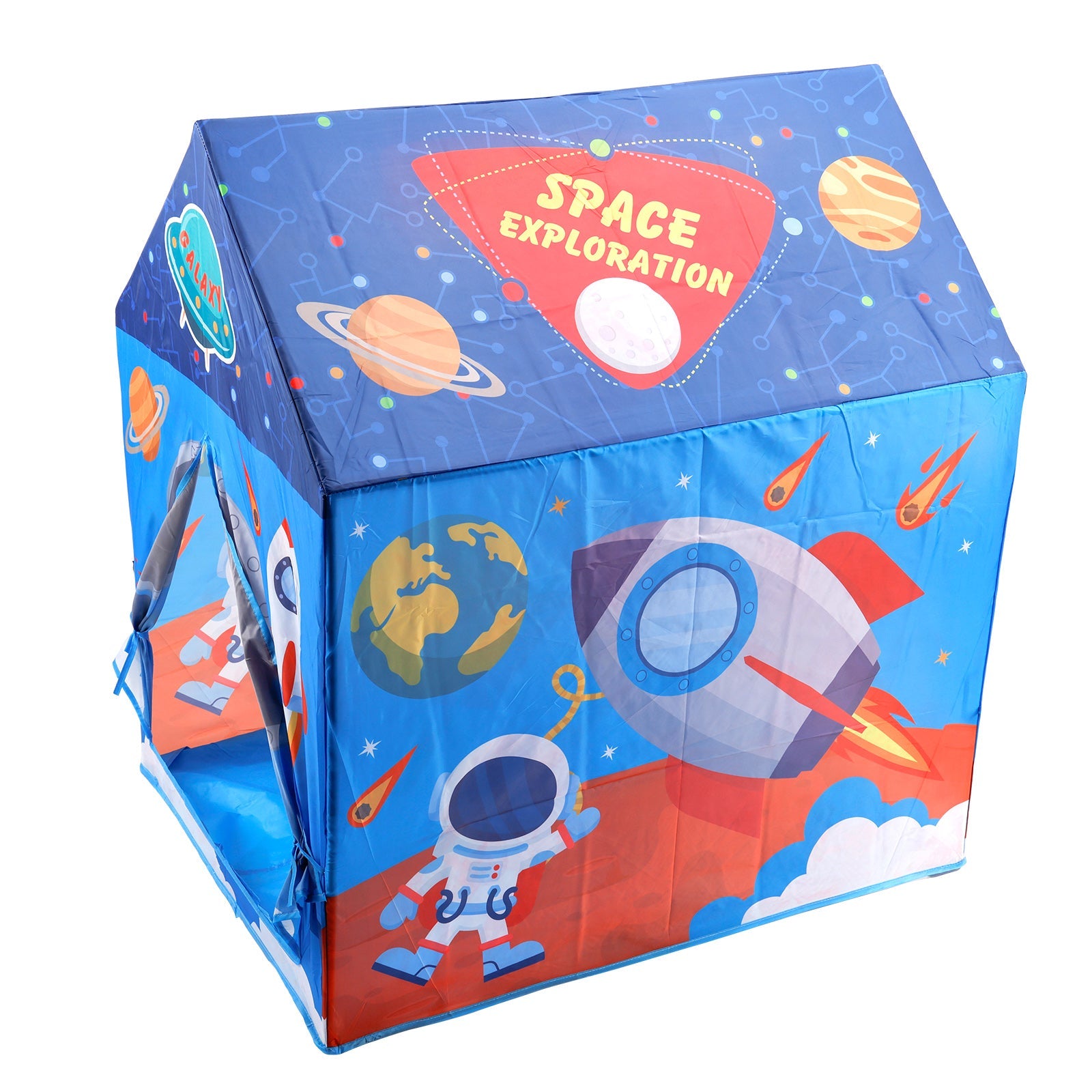 Kids Play Tent Playhouse – Large Indoor Outdoor Space-Themed Tent for Boys & Girls, Fun Children’s Toy House