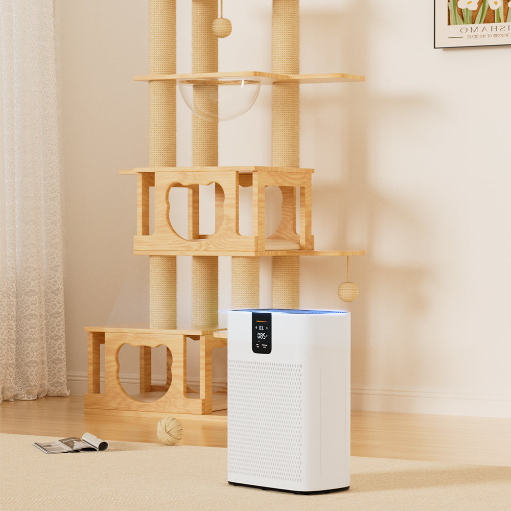 Large Room Air Purifier for 2400 Ft² with WiFi & Washable Filter, for Home Bedroom