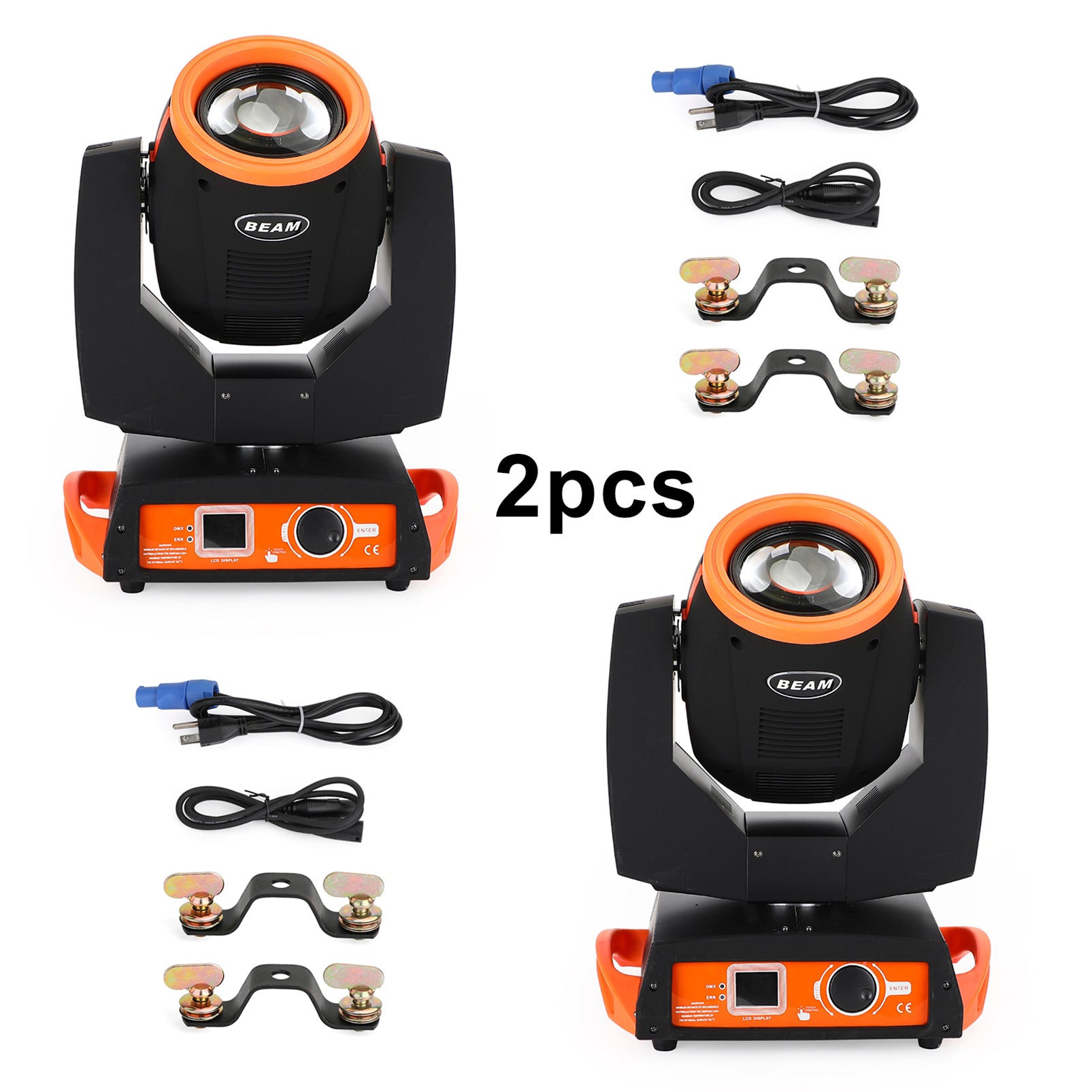 1/2/4/6/8 Pcs Beam Zoom Moving Head Stage Lighting Beam DMX Party DJ Lighting (Copy)