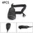 4PCS Handheld Speaker Mic Microphone For YAESU FT817 FT857 FT891 FT991 FT450