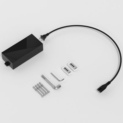 Electric Folding Attic Ladder with Remote Control, 11-Step Automatic Loft Stairs for 9.5ft Ceilings, Fits 39.37" x 27.5" Opening