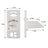 2x Washer Door Lock Strike WH01X20823 For GE Hotpoint AP6004903 PS11736830