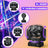 Moving Head Beam Light 180W Moving Head Light RGBW 360?¡ãRotation DJ Lights DMX 512 with Sound Activated