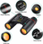 12×25 Compact Binoculars – Folding Travel Binoculars with BAK4 Prisms