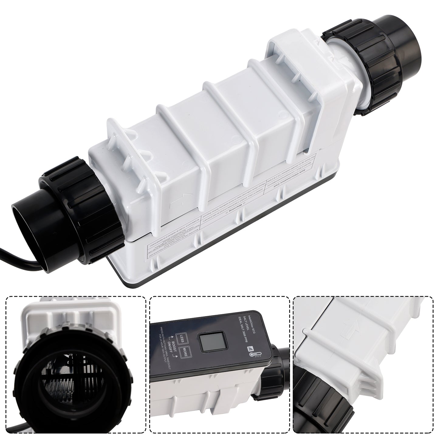 IC20 EC-520554 Salt Chlorinator Sanitizer 20,000-gallon Saltwater Pool