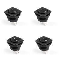 4PCS Waterproof SCI R13-135A Rocker Switch SPST 2Pin 10A/250VAC 16A/125VA