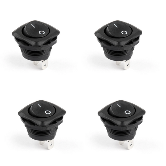 4PCS Waterproof SCI R13-135A Rocker Switch SPST 2Pin 10A/250VAC 16A/125VA