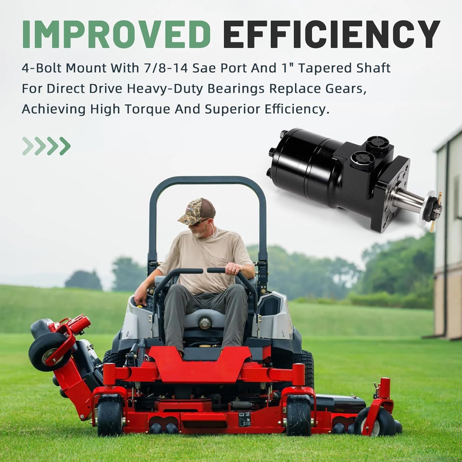 Hydro Drive Wheel Motor for Exmark Viking 1603718 Turf Tracer Mowers